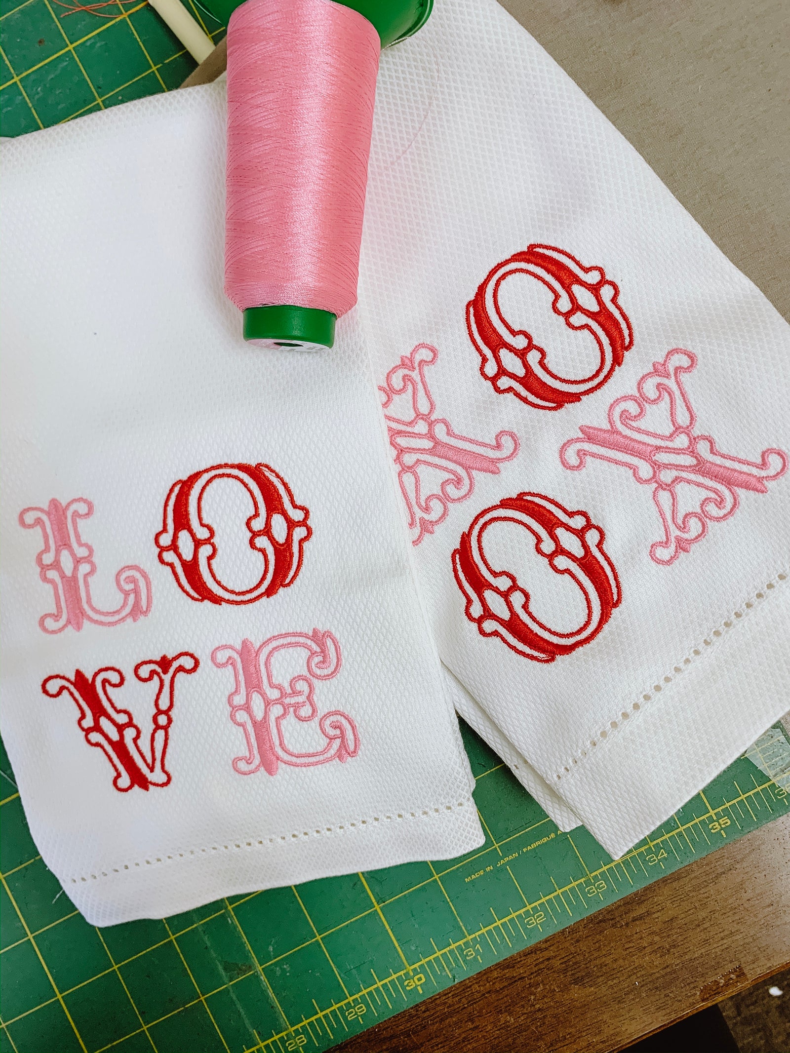 LOVE or XOXO towel