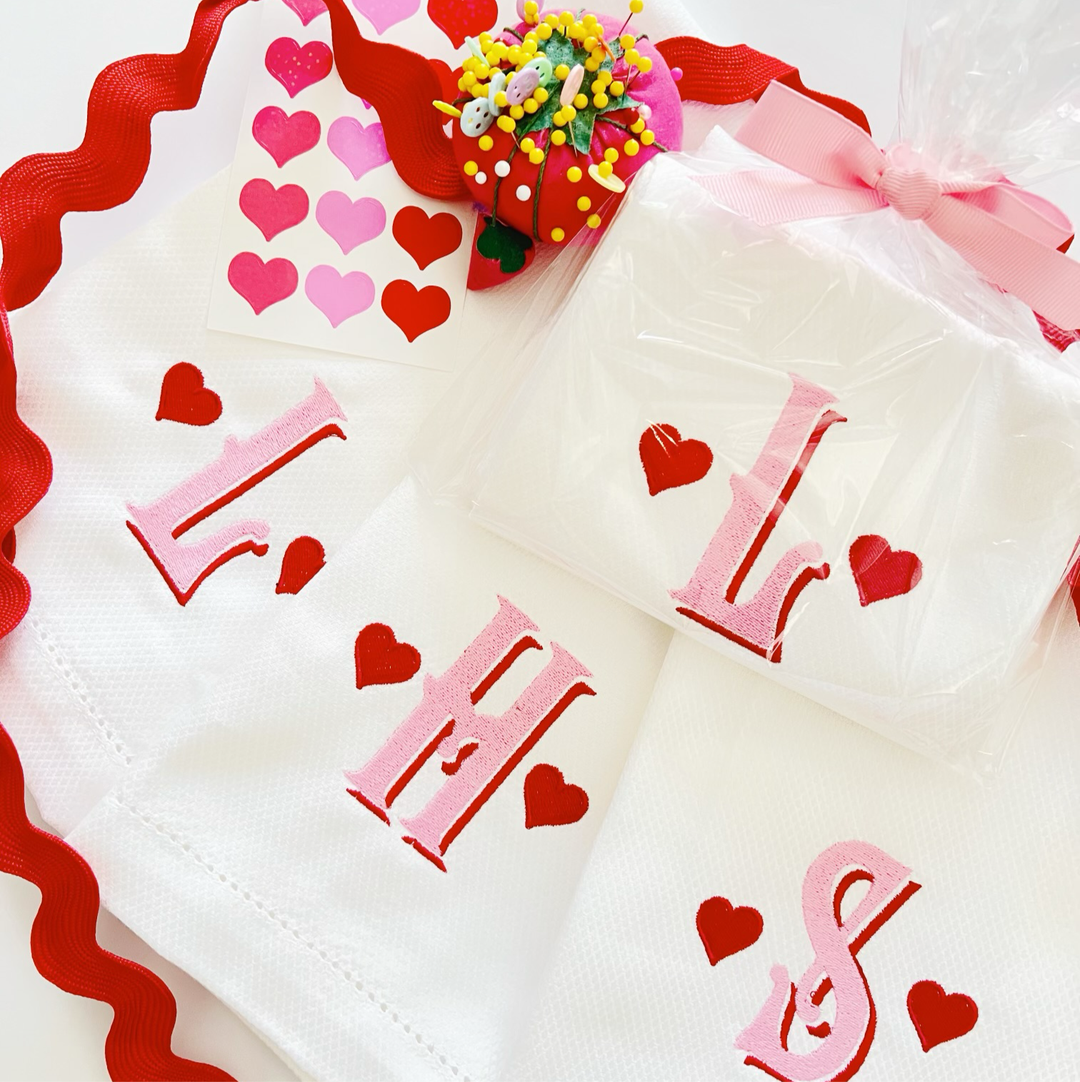 Heart Letter Handtowel