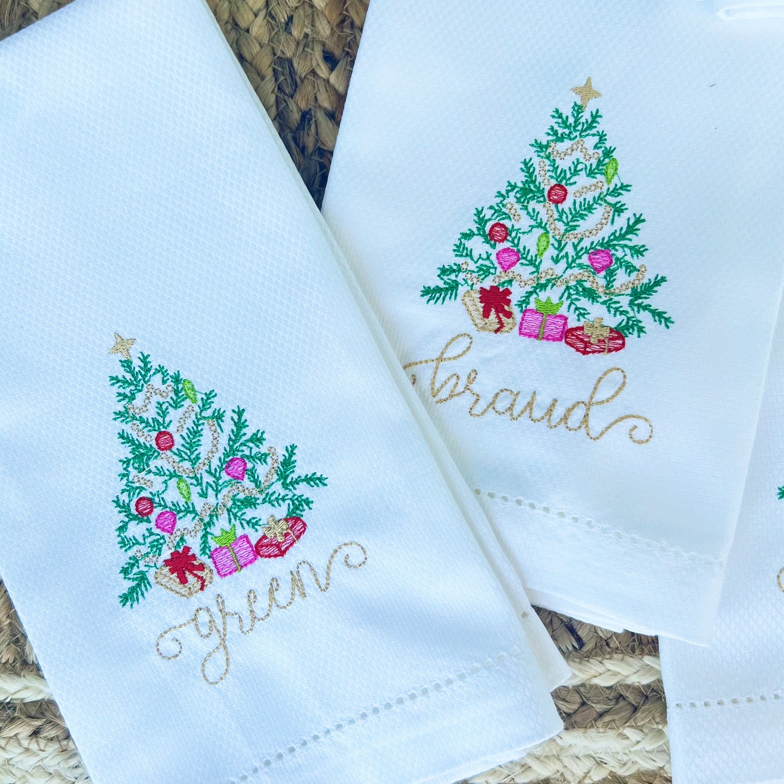 Christmas Tree Guest Towel