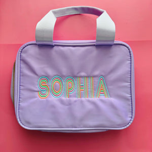 Lettered Lunch Bag